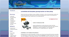 Desktop Screenshot of partymaterial.de